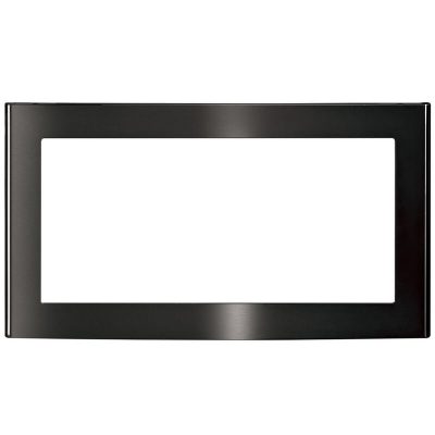 GE 30 in. Trim Kit for Built-In Microwaves - Black Stainless