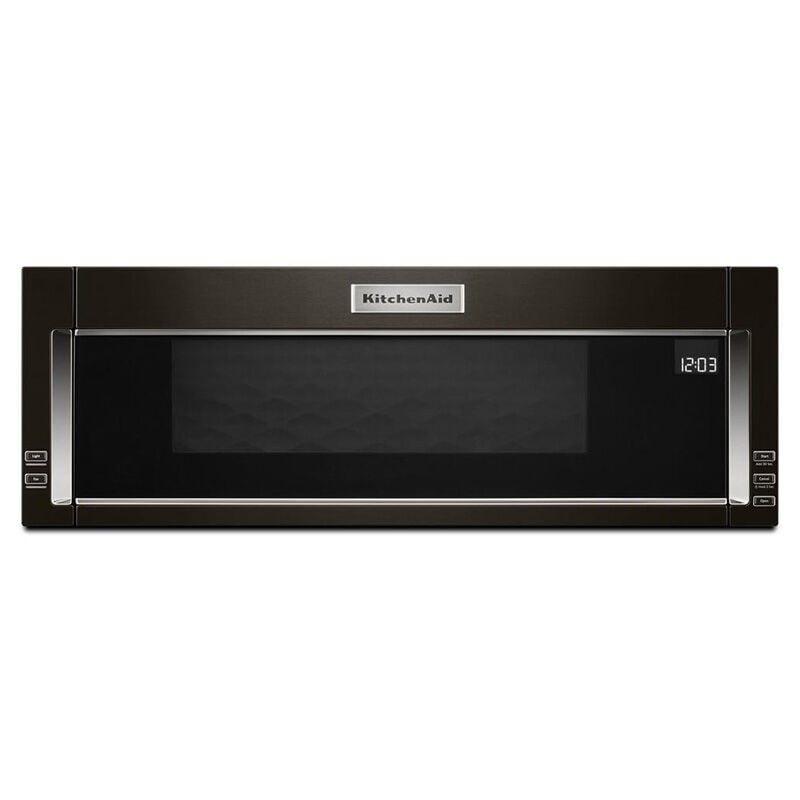 KitchenAid 30" 1.1 Cu. Ft. Over-the-Range Microwave with 10 Power Levels, 500 CFM & Sensor Cooking Controls - Black Stainless Steel with PrintShield Finish