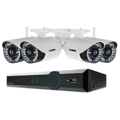 Lorex 4-Channel 720P DVR with 1 TB HDD and 4 720p Bullet Cameras