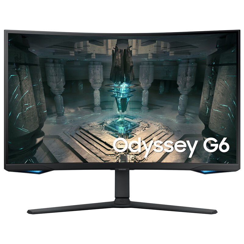Samsung - 32" Odyssey G65B QHD 240Hz 1ms(GtG) HDR600 Gaming Hub 1000R Curved Gaming Monitor - Black