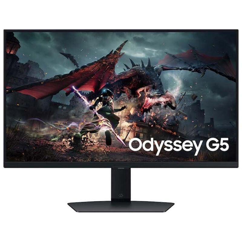 Samsung - Odyssey G50D 32" QHD IPS 180Hz 1ms AMD FreeSync Gaming Monitor with HDR 400 (DisplayPort, HDMI) - Black