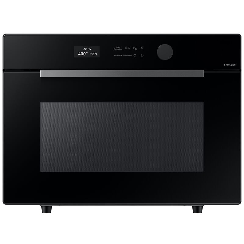 Samsung 21 in. 1.2 cu. ft. Countertop Microwave with 10 Power Levels - Black Glass