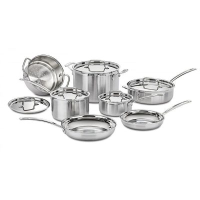 Cuisinart Multi-Clad Professional 12 Piece Set - Stainless Steel