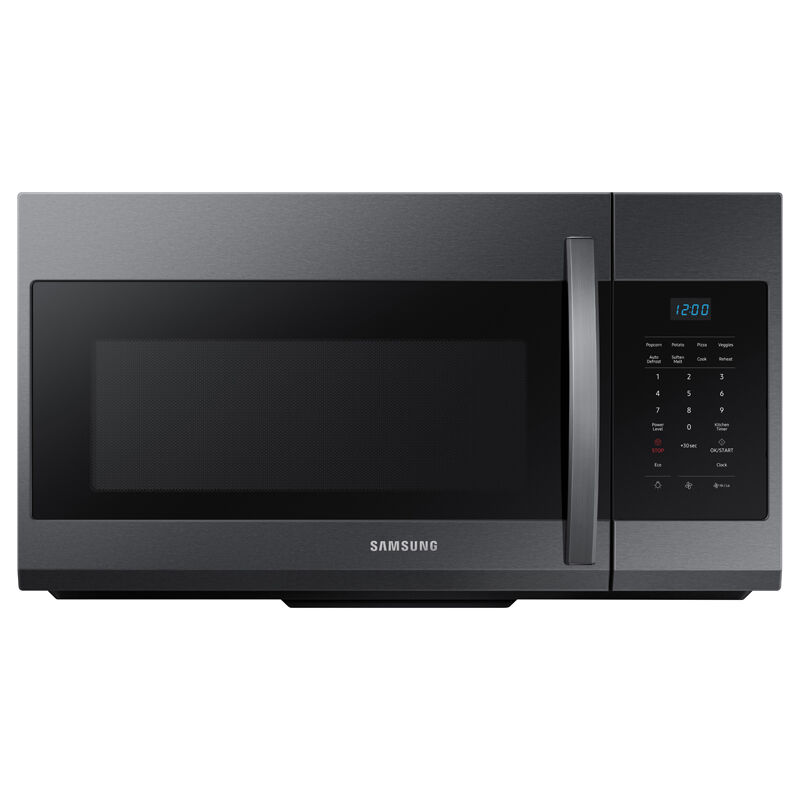 Samsung 30" 1.7 Cu. Ft. Over-the-Range Microwave with 10 Power Levels & 300 CFM - Black Stainless Steel