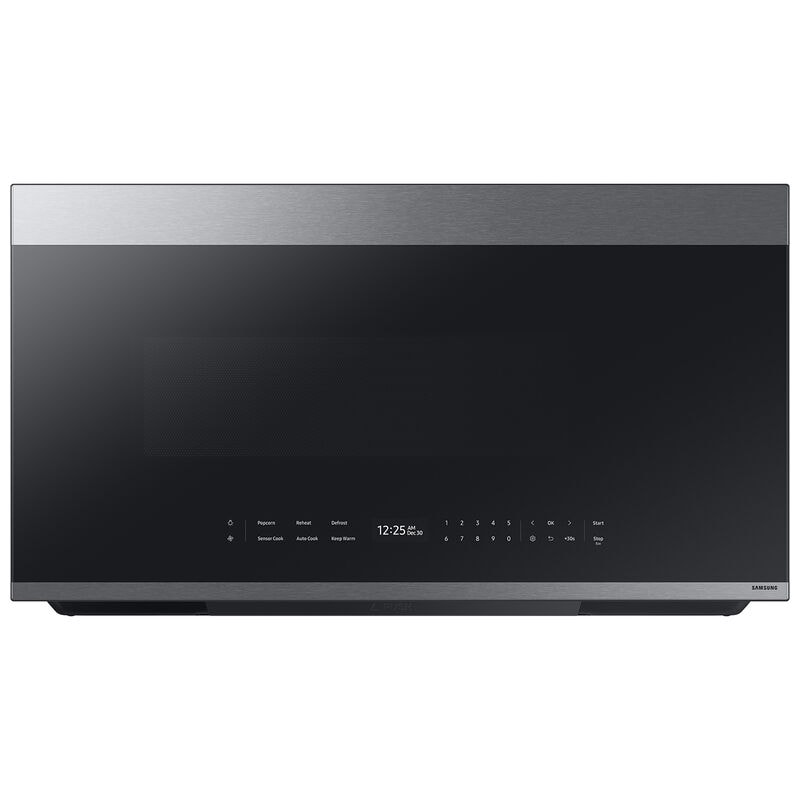 Samsung Bespoke 30 in. 2.1 cu. ft. Over-the-Range Smart Microwave with 10 Power Levels, 400 CFM & Sensor Cooking Controls - Stainless Steel