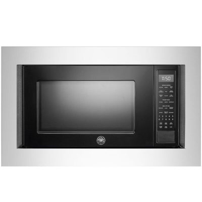 Bertazzoni Master Series 24 in. 2.0 cu.ft Built-In Microwave with 10 Power Levels & Sensor Cooking Controls - Stainless Steel
