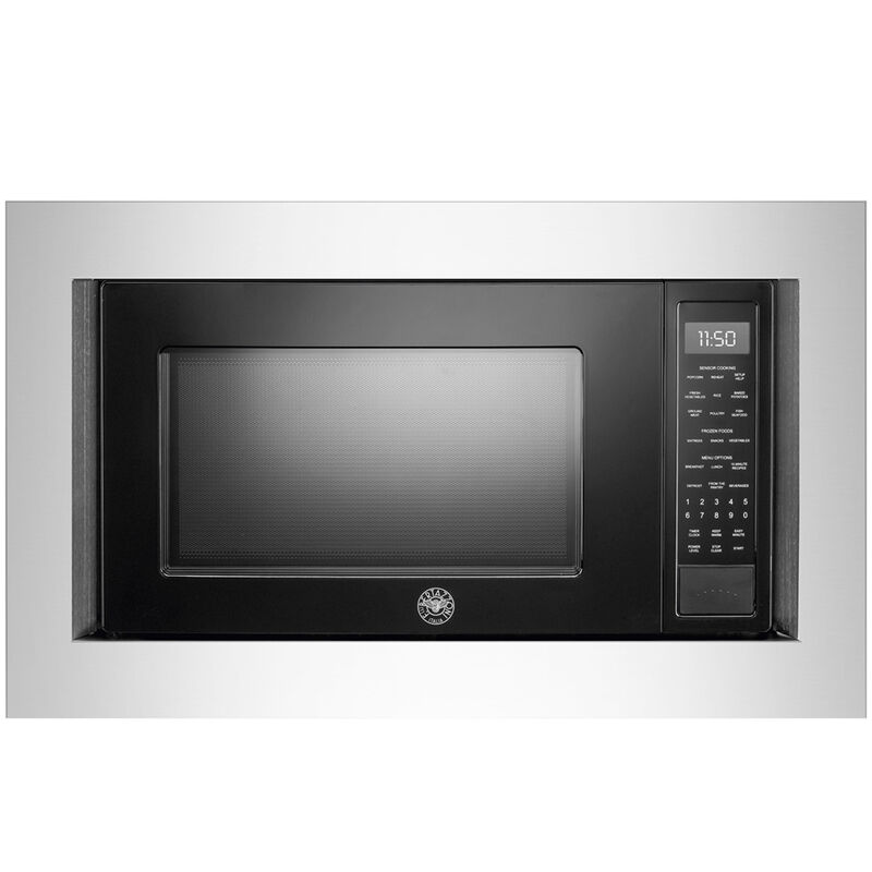 Bertazzoni Master Series 24 in. 2.0 cu.ft Built-In Microwave with 10 Power Levels & Sensor Cooking Controls - Stainless Steel