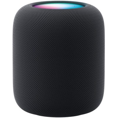 Apple - HomePod (2nd Generation) Smart Speaker with Siri - Midnight