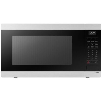 Samsung 24 in. 1.9 cu. ft. Countertop Microwave with 10 Power Levels & Sensor Cooking Controls - Stainless Steel