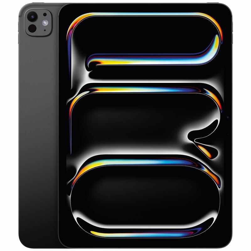 Apple - 11-inch iPad Pro (Latest Model) M4 chip Wi-Fi 2TB with OLED Nano Texture Glass - Space Black