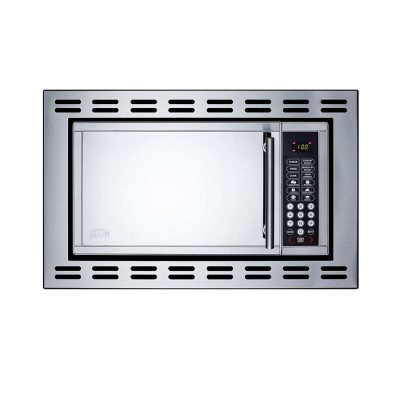 Summit 23" 0.9 Cu. Ft. Built-In Microwave with 11 Power Levels - Stainless Steel