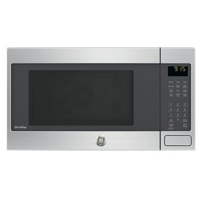GE Profile 22 in. 1.5 cu.ft Countertop Microwave with 10 Power Levels & Sensor Cooking Controls - Stainless Steel