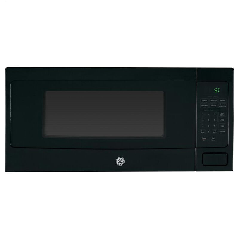 GE Profile 24 in. 1.1 cu.ft Countertop Microwave with 10 Power Levels & Sensor Cooking Controls - Black