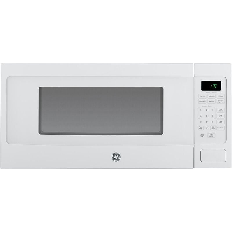 GE Profile 24 in. 1.1 cu.ft Countertop Microwave with 10 Power Levels & Sensor Cooking Controls - White