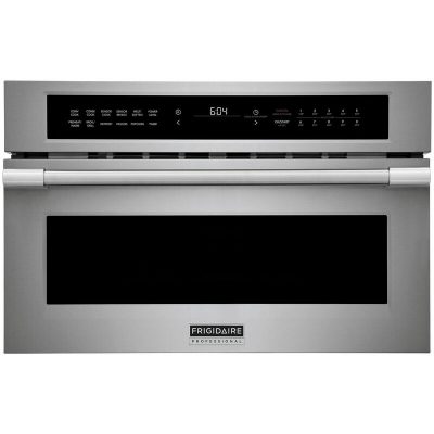 Frigidaire Professional 30 in. 1.6 cu.ft Built-In Microwave with 10 Power Levels & Sensor Cooking Controls - Stainless Steel