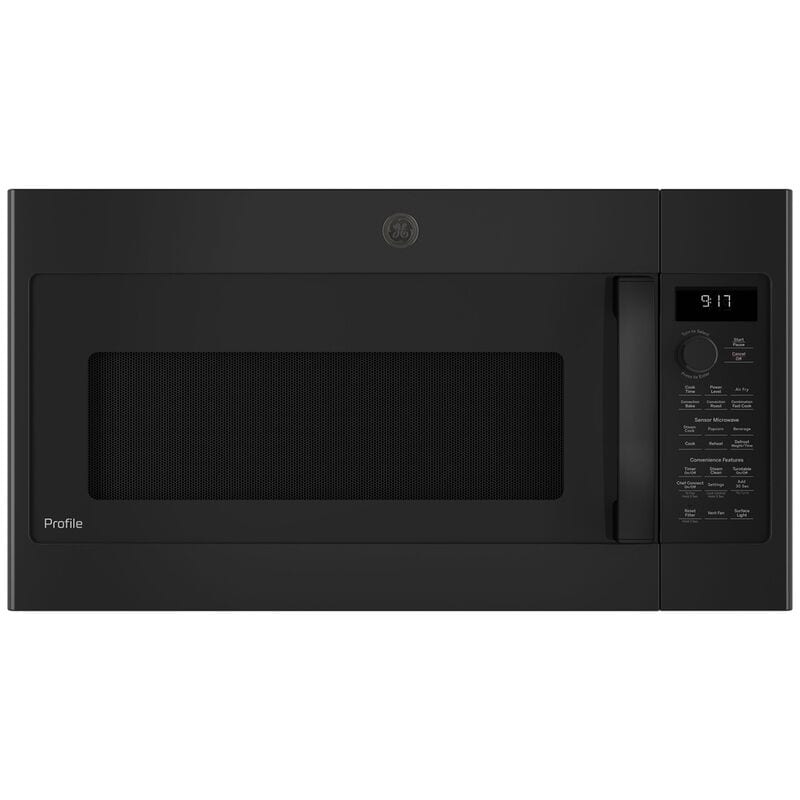 GE Profile 30 in. 1.7 cu. ft. Over-the-Range Microwave with 10 Power Levels, 300 CFM & Sensor Cooking Controls - Black