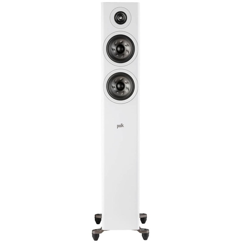Polk Reserve R500 Premium Compact Floor-Standing Tower Speaker - White