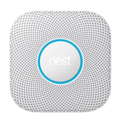 Google Nest Protect Wired Smoke and Carbon Monoxide Detector - White