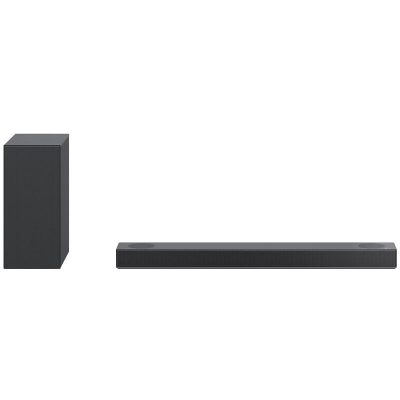 LG - 3.1ch Dolby Atmos Soundbar with Wireless Subwoofer - Black