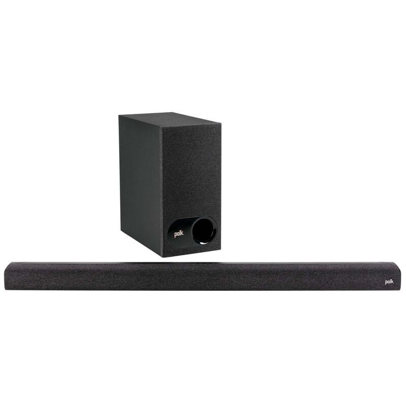 Polk Signa S3 Sound Bar with Wireless Subwoofer & Built-In Chromecast - Black