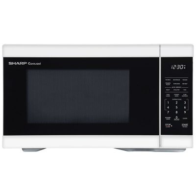 Sharp 21 in. 1.1 cu. ft. Countertop Microwave with 11 Power Levels - White