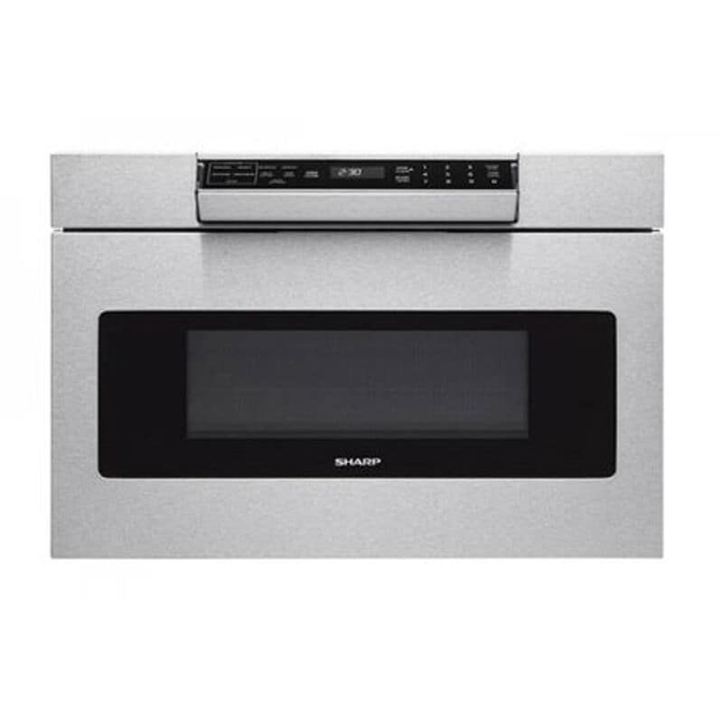 Sharp 24 in. 1.2 cu. ft. Microwave Drawer with 11 Power Levels & Sensor Cooking Controls - Stainless Steel