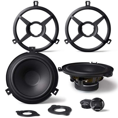 Alpine 6 1/2" 2-Way Weather Resistant Speaker System for 2007-2018 Jeep Wrangler JK