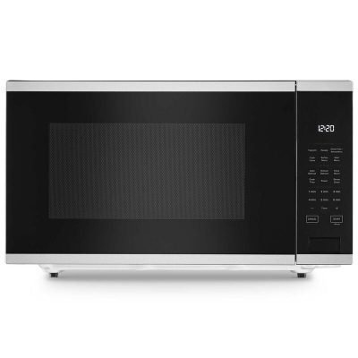 Whirlpool 25 in. 2.2 cu. ft. Countertop Microwave with 10 Power Levels & Sensor Cooking Controls - Fingerprint Resistant Stainless Steel
