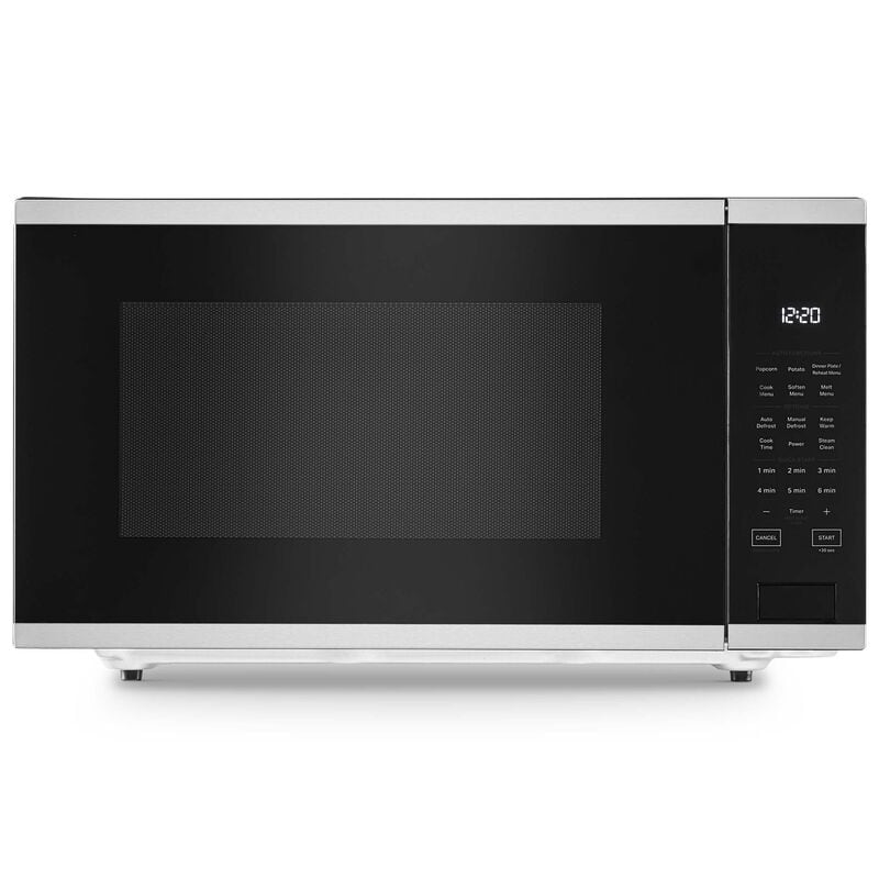 Whirlpool 25 in. 2.2 cu. ft. Countertop Microwave with 10 Power Levels & Sensor Cooking Controls - Fingerprint Resistant Stainless Steel