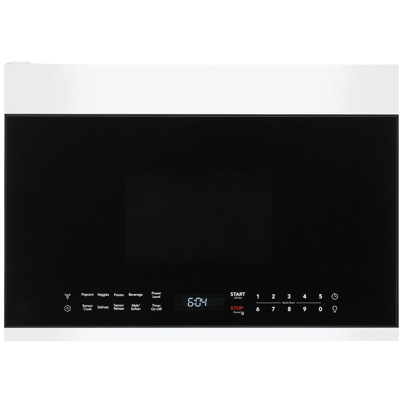 Frigidaire 24 in. 1.4 cu. ft. Over-the-Range Microwave with 9 Power Levels, 300 CFM & Sensor Cooking Controls - White