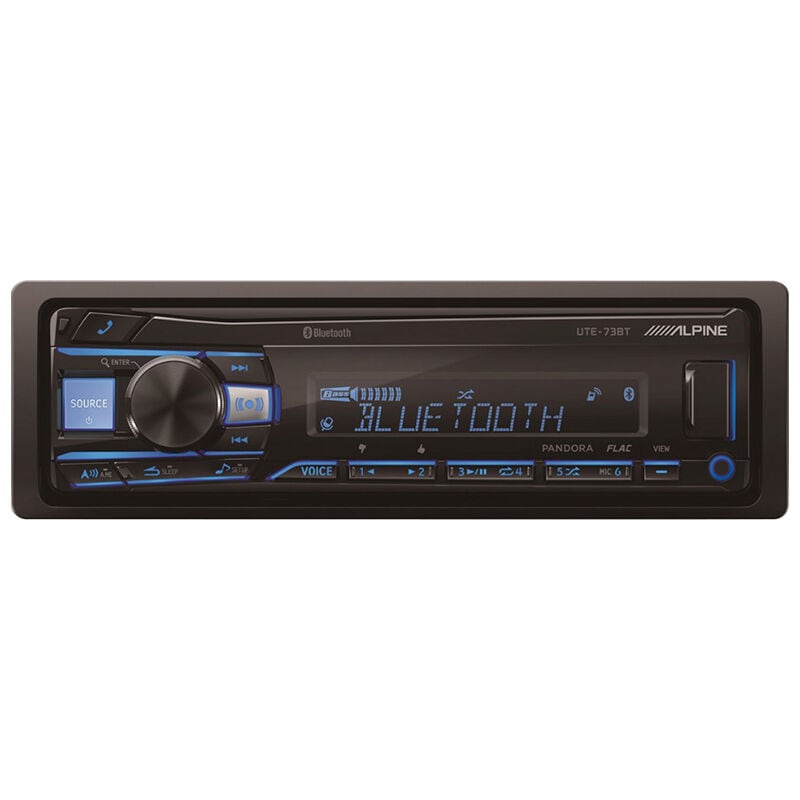 Alpine In-Dash Detachable Face Media Receiver Car Stereo