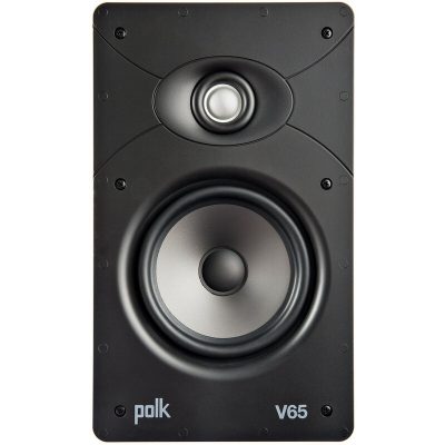 Polk V65 Vanishing In-Wall Speaker with 6.5" Driver - White