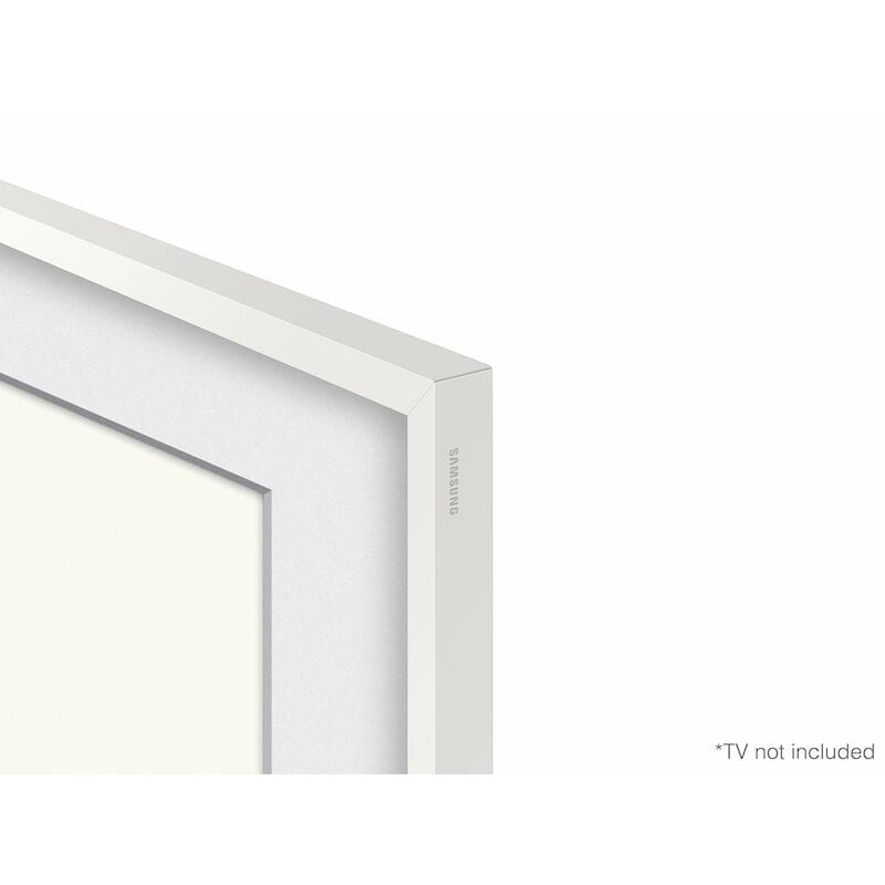 Samsung 43" The Frame Customizable Bezel Compatible with Samsung 2021-2024 The Frame TVs - Modern White