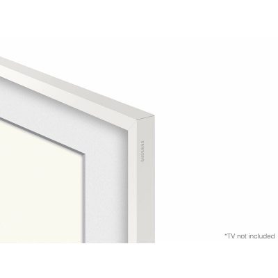 Samsung 65" The Frame Customizable Bezel - Modern White Compatible with Samsung 2021-2024 The Frame TVs