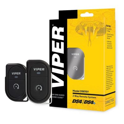 Viper DS4 Add On Remote Controls with Up to 1 Mile Range & Start Confirmation Includes 2 One Button Remotes