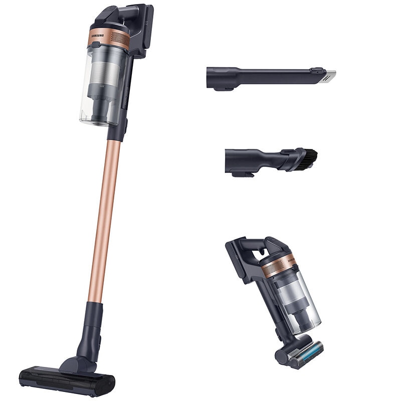 Samsung Jet 60 Pet Cordless Stick Vacuum with Mini-Motorized Tool, Crevice Tool, Combination Tool, 1 Battery, 40 Minute Runtime - Rose Gold