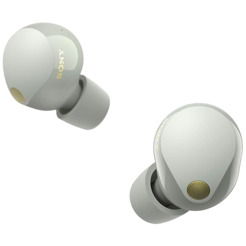 Sony WF-1000XM5 Noise-Canceling True Wireless In-Ear Headphones (Silver)