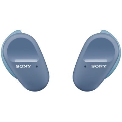 Sony - WF-SP800N True Wireless Noise-Cancelling In-Ear Headphones - Blue
