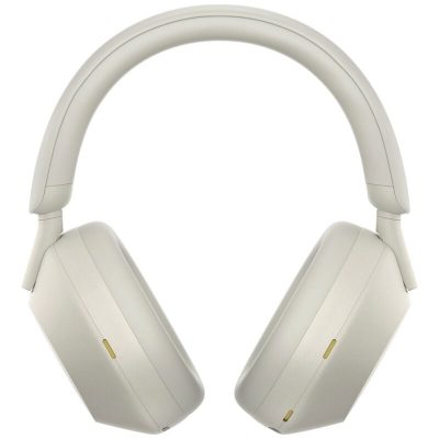 Sony - WH-1000XM5 Wireless Noise-Canceling Over-the-Ear Headphones - Silver