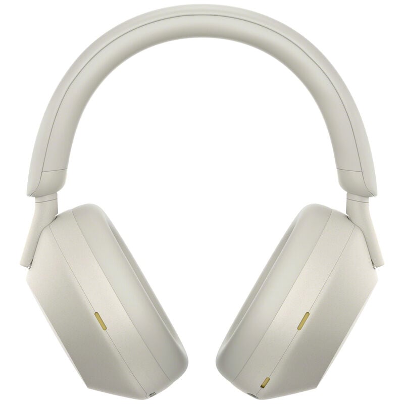 Sony - WH-1000XM5 Wireless Noise-Canceling Over-the-Ear Headphones - Silver