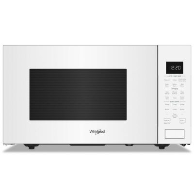 Whirlpool 22 in. 1.6 cu. ft. Countertop Microwave with 10 Power Levels & Sensor Cooking - White