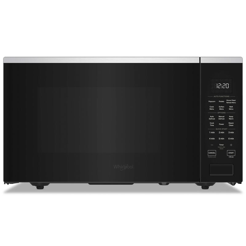 Whirlpool 22 in. 1.6 cu. ft. Countertop Microwave with 10 Power Levels & Sensor Cooking - Fingerprint Resistant Stainless Steel
