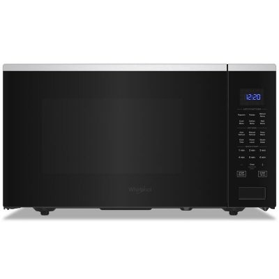 Whirlpool 22 in. 1.6 cu. ft. Countertop Microwave with 10 Power Levels & Sensor Cooking Controls - Stainless Steel