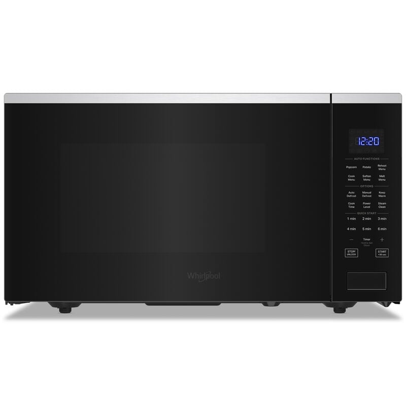 Whirlpool 22 in. 1.6 cu. ft. Countertop Microwave with 10 Power Levels & Sensor Cooking Controls - Stainless Steel