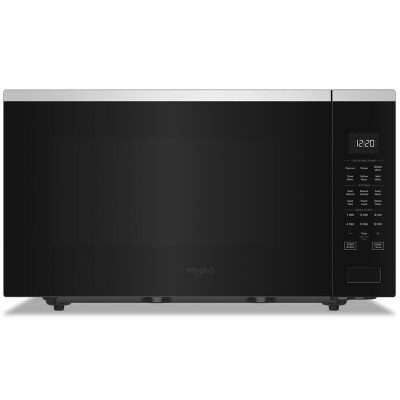 Whirlpool 25 in. 2.2 cu. ft. Countertop Microwave with 10 Power Levels & Sensor Cooking Controls - Fingerprint Resistant Stainless Steel
