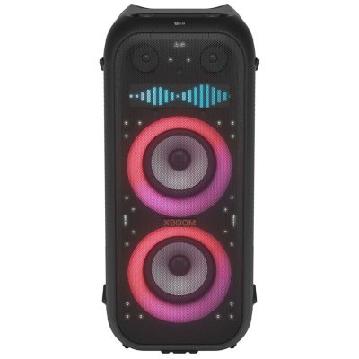 LG XBOOM Portable Tower Speaker with Pixel LED Lighting - Black