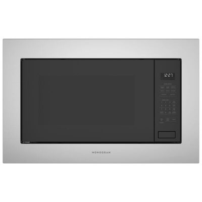 Monogram 24 in. 2.2 cu.ft Built-In Microwave with 10 Power Levels & Sensor Cooking Controls - Black