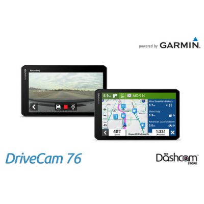 Garmin DriveCam 76 | GPS Navigator with Built-in Front-Facing Dash Cam