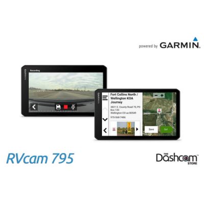 Garmin RVcam 795 | RV GPS Navigator with Built-in Front-Facing Dash Cam