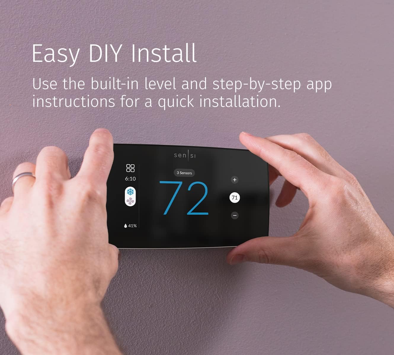 Sensi Touch 2 Smart Thermostat with Touchscreen Color Display - Image 2